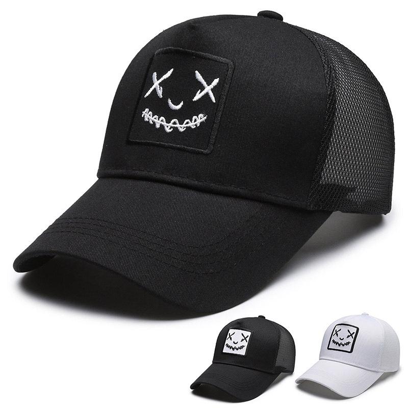 Unisex Klobouky Letní Síťované Prodyšné Chladivé Venkovní Sluneční Clony Baseballové Čepice Y2k Výšivka Vysoká Kvalita Luxusní Značky Klobouky Muž Žena