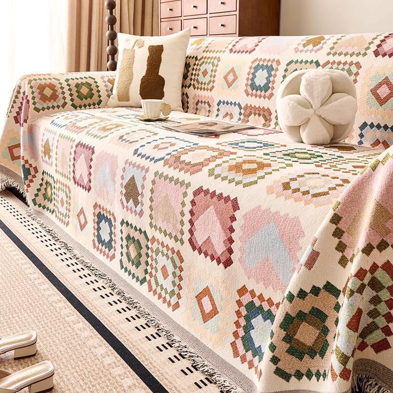 

Чехол для дивана 2025 новый всесезонный универсальный высококлассный нескользящий всеобъемлющий плед цельный с полной покрывающей поверхностью чехол-накидка для дивана 180*130cm