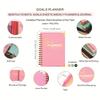 Elegant Daily Schedule Notebook With Firm Cover And Metal Corners Perfect For Work Or School