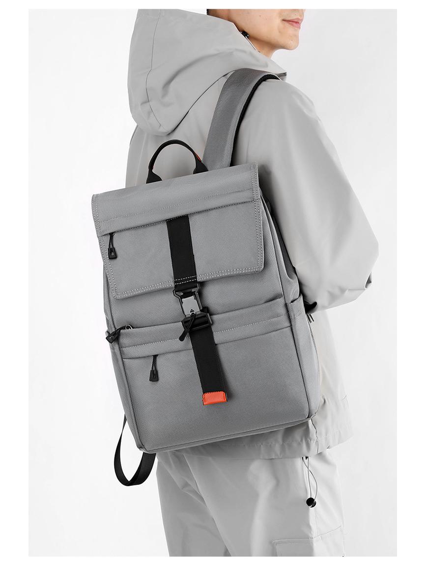 

Men s Large Capacity Nylon Travel Backpack - Versatile for Outdoor, Sports, and School 30*16*42 cm