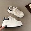 Small height-increasing shoes, little white shoes, women's 2025 autumn explosion versatile thick-soled super fire sports casual muffin board shoes