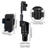 Cup Holder For Car 2 In 1 Drink Extender With Phone Stand 360 Degree Rotation Non-Slip Car Water Bottle Holder For Vehicle Truck