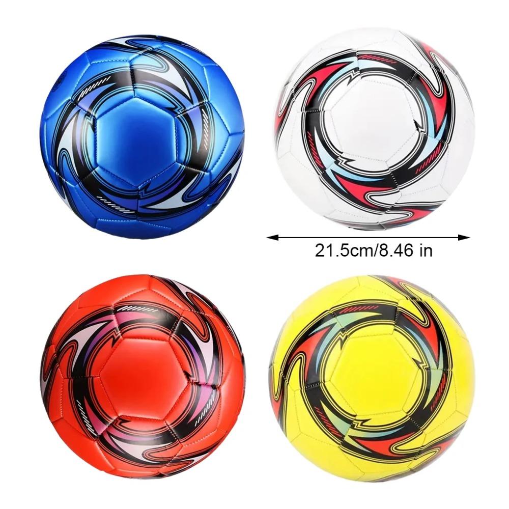 PU Leather Football Ball Kids Adults School Competition Soccer Balls Waterproof Size 5 Outdoor Practicing Sports Yellow