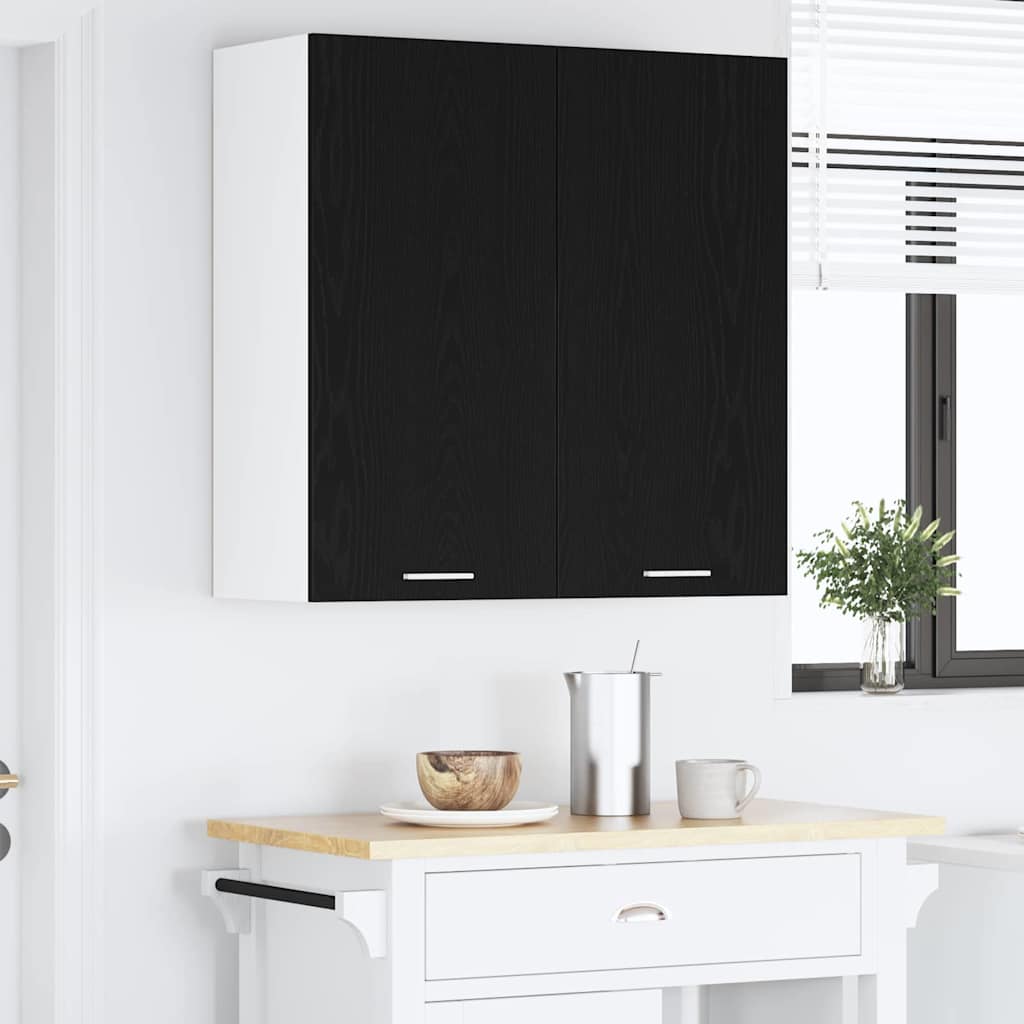 Hanging Cabinet Black Oak Look 80 X 31 X 80 Cm Particleboard
