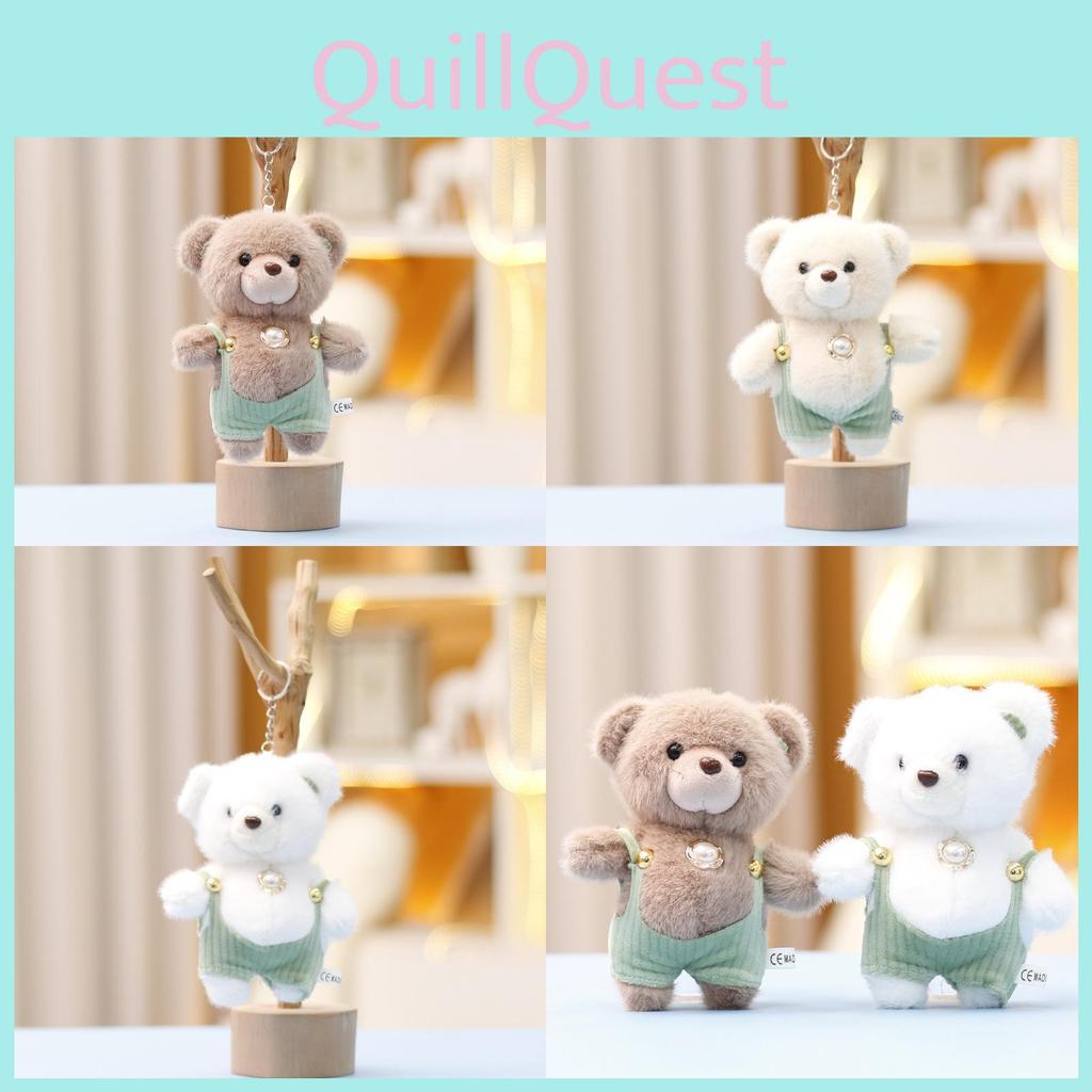 Adorable Plush Bear Doll Keychain For Girls Perfect Gift Soft And Cuddly 14cm