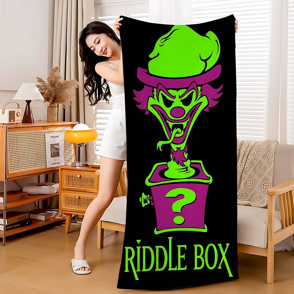 ICP Insane Clown Posse BANDA Manta de Microfibra Secagem Rápida Toalhas de Praia Impressão Oversized Super Absorvente Manta Toalha de Piscina
