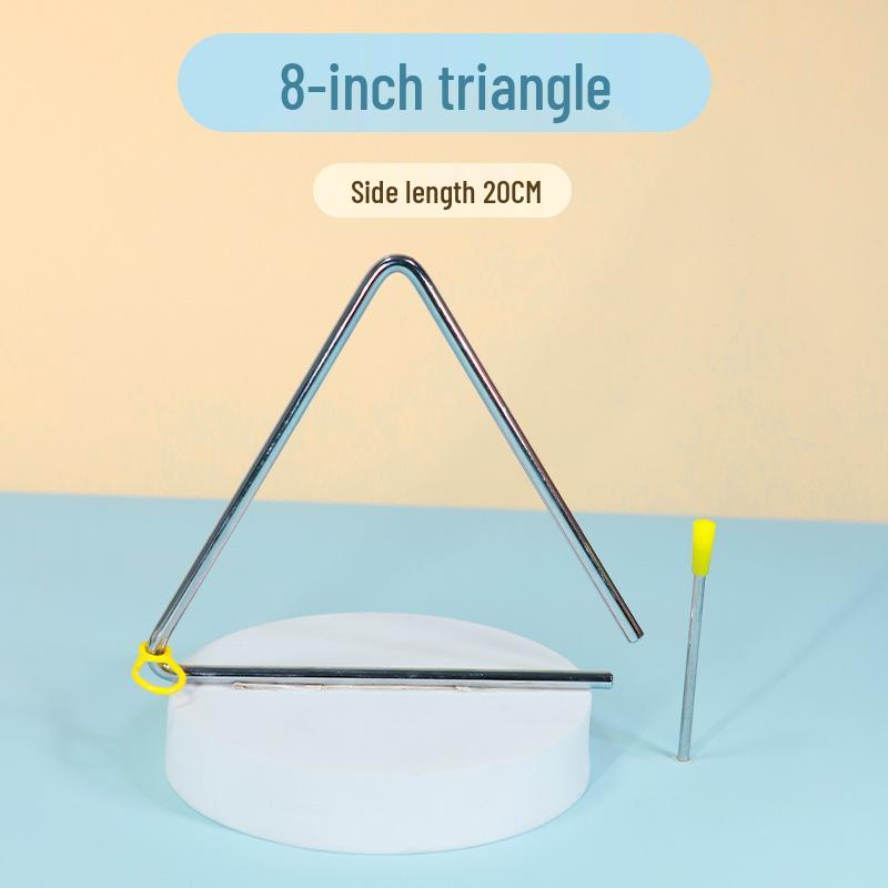 Children's Orff Percussion Triangle - Professional Music Teaching Aid for Early Education