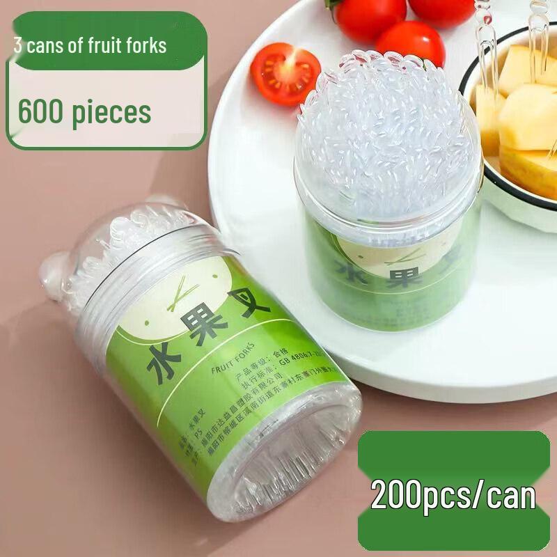 Disposable Plastic Fruit and Cake Forks