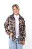 Warme Uniseks Geruite Kinderen Shirt met Geborstelde Fleece Voering, Tussenizoen 6417-090-1 HC