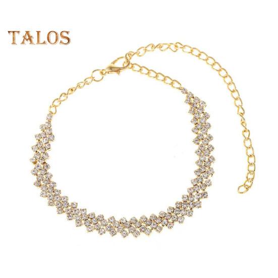 

Женский браслет нерегулярный ромб со стразами, декор, регулируемая длина, полированные женские украшения на щиколотке, цепочка на щиколотку, подарок на день рождения, годовщину золотистый