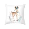 Nordic Christmas Pillow Cover Simple Printed Lines Elk Series Sofa Office Pillow Cushion Cover