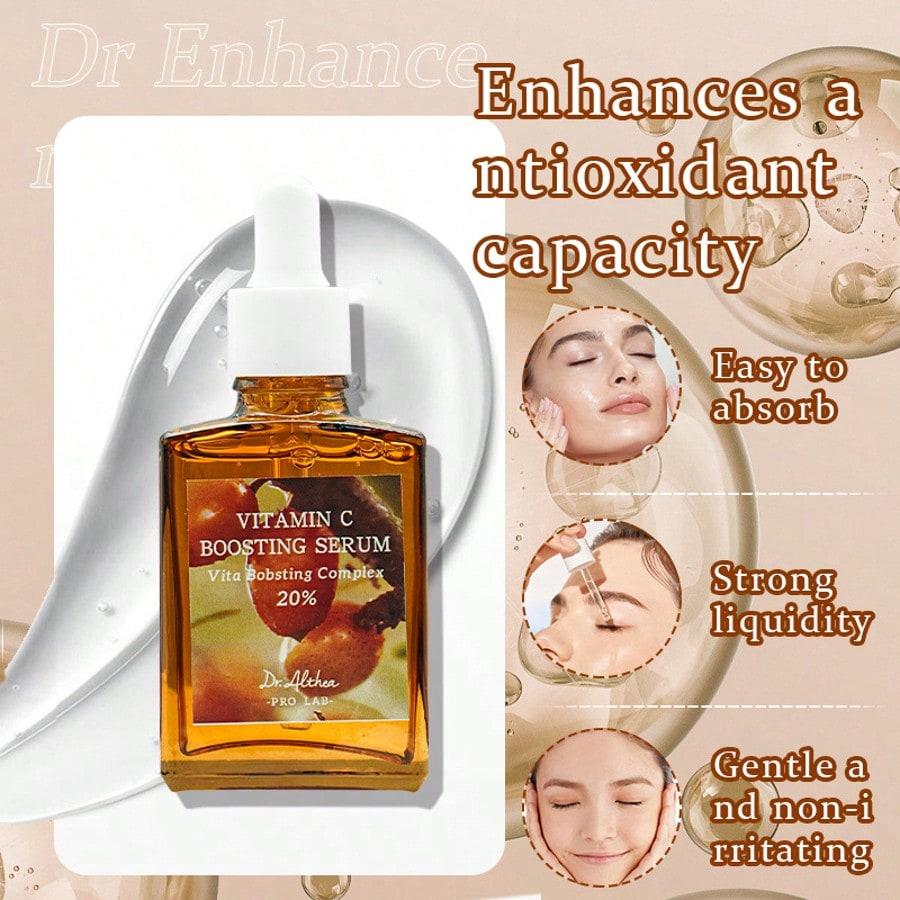 1PC Vitamin C Facial Serum, Gentle Skincare, Hydrates And Nourishes, Long Lasting Moisture, Suitable