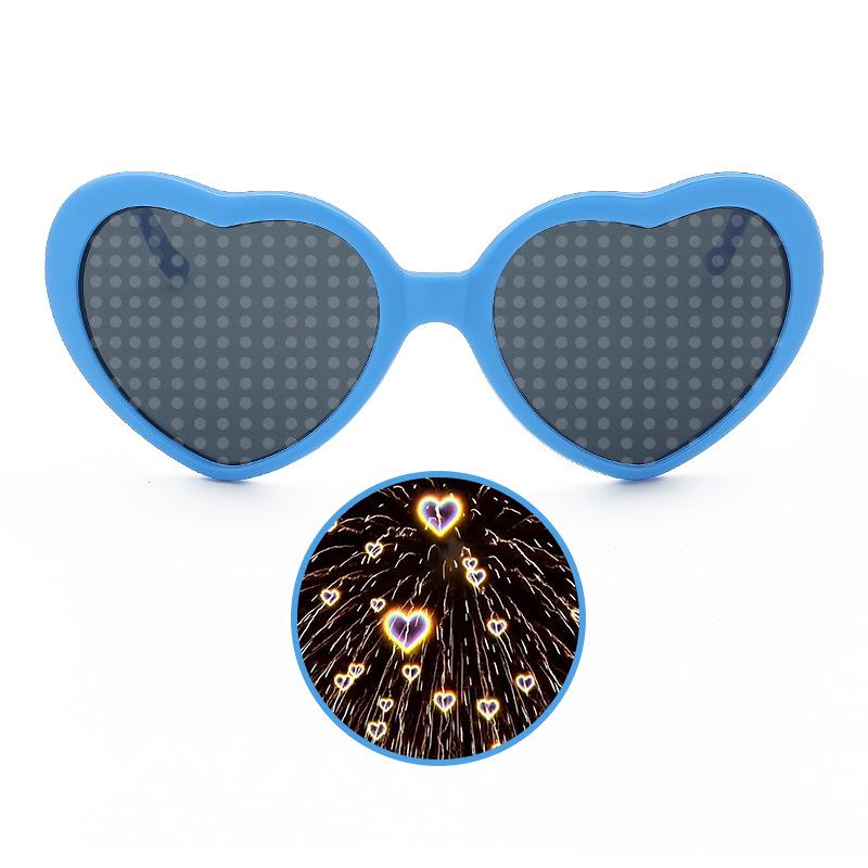 Romantic Heart-Shaped UV Protection Sunglasses - Mood Changing, Date Essential