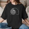 Fibonacci On A Nautilus Tshirt For Unisex Unisex Math Science Cotton Tee Shirt Round Collar Short Sleeve T Shirts Summer Tops