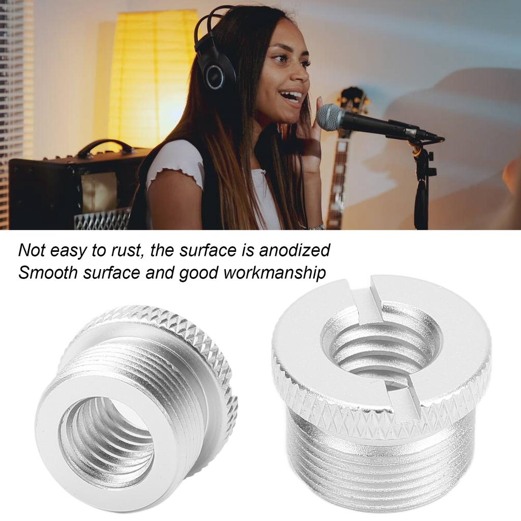 Screws Thrd Adapter for Micphone Stand 3/8 Inch Female to 5/8 Inch Male Screw Adapter