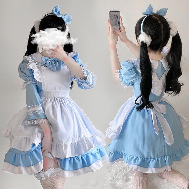 Maid Alice Dream Wonderland Pink Maid Dress Maid Short Sleeve Princess Dress Summer