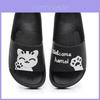 Cozy Soft Soled Men Women Summer Slippers With Adorable Cat Pattern For Couples