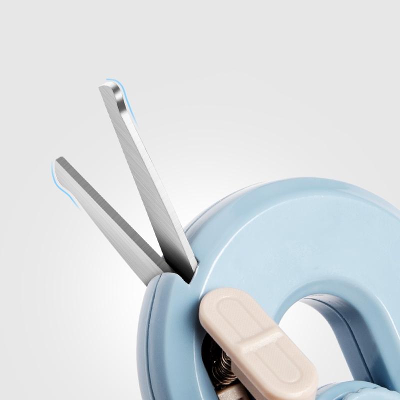 1pcs Funny mini Fold Scissor Portable Size Fidget Spinner Safe Cutter Utility Knife Cutter for Paper Diary Office School