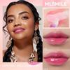 6 Colors Strawberry Fruit Lip Gloss Lip Balm Lip Oil Hydrating Moisturizing Mirror Liquid Lipstick Color Changing Lip Glaze