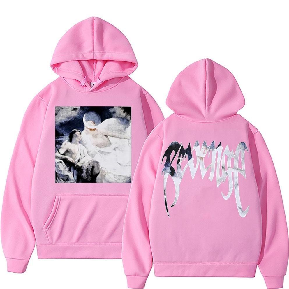 Revenge Hoodies Fashion Creativity Heaven Painting Graphic Print Hoodie Unisex Women Fleece Vintage Hoodies Male Hip Hop Sweatshirt