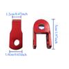 Motorcycle Rear Shock Absorber Booster CNC Aluminum Height Adjuster Suspension Extender Slider for Dirt Bike/ATV Heavy-Duty Lift