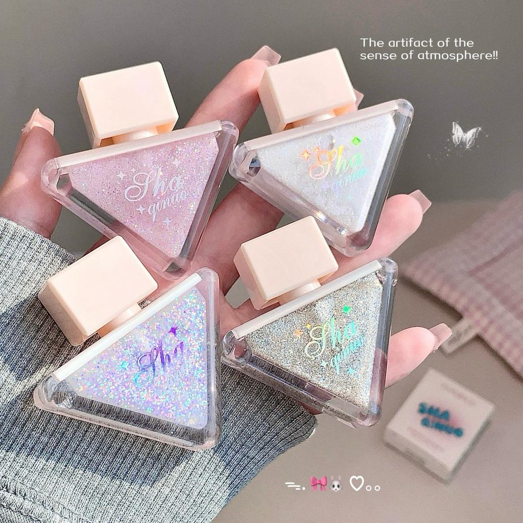 SHAQINUO Schimmernde und farbenfrohe Lidschattenflüssigkeit