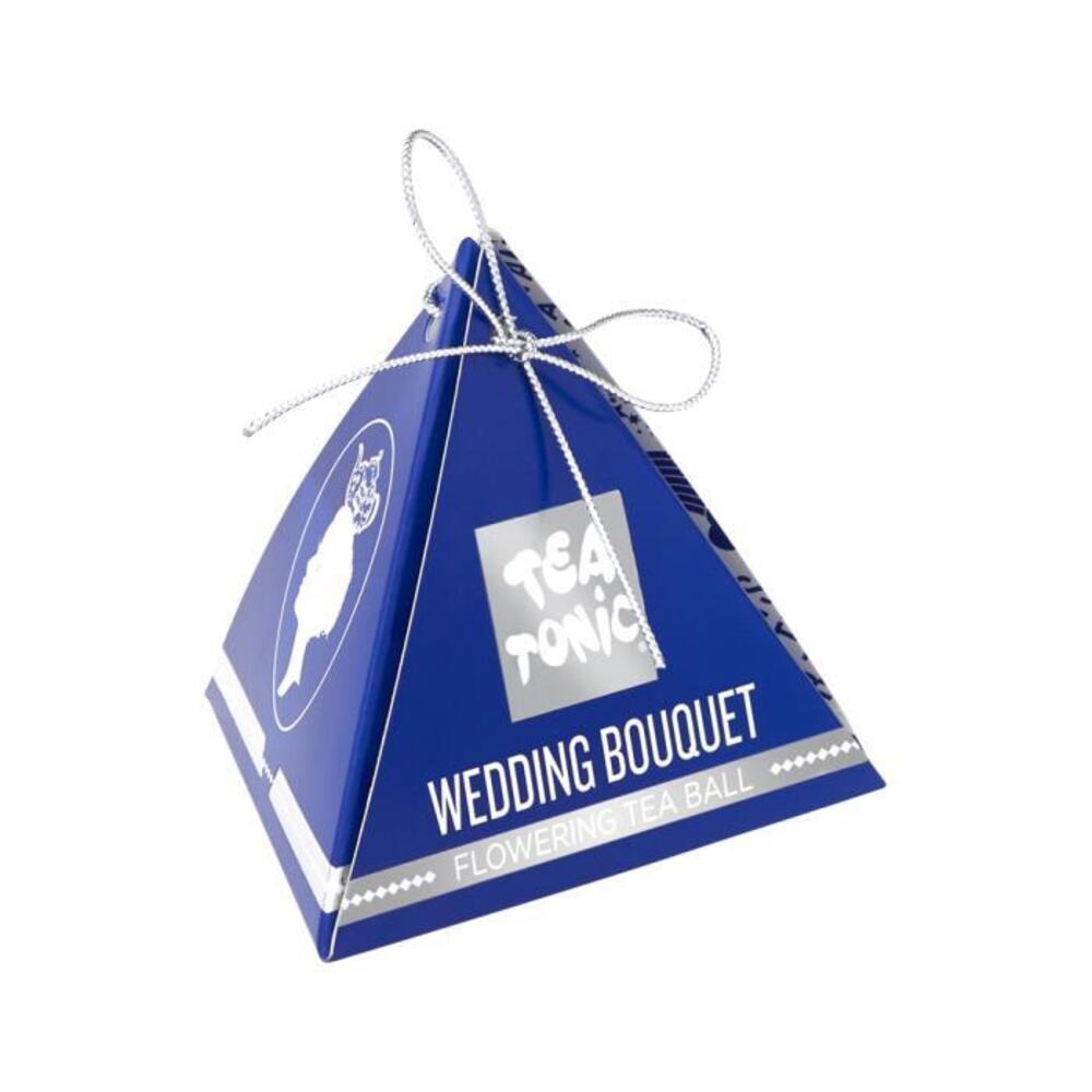 Tea Tonic Pyramid Flowering Tea Ball Wedding Bouquet