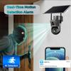 Câmera 4K 8MP WIFI Solar Outdoor Dual Lens PTZ HD AI Auto Tracking Segurança CCTV Bateria embutida Vigilância sem fio