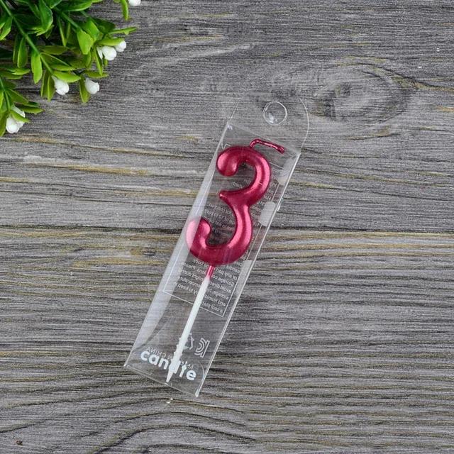 1 STK Rote Zahl Geburtstag Papier Kuchen Kerze Kinder Geburtstagsparty Hochzeitstorte Kerze Gastgeschenke Zubehör Kuchendekorationen Schwarz