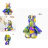 Personalised Rainbow Ombre Bunny Rabbit Teddy Colorful Cute Plush Doll Birthday Gift
