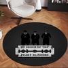 Peaky Blinderes (1) Round Office Rug Decorative Floor Rug for Office Bedroom Living Room and Home Space