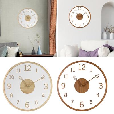 Modern Wall Clock Non Ticking Silent Simple Analog Minimalist Wall Hanging Clock for Bathroom Home Kitchen Classroom Office