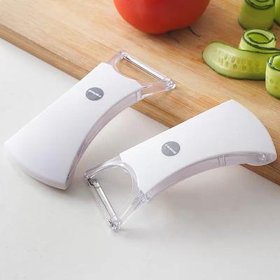 Japanese Vegetable Peeler Multi-Function Kitchen Peeling Tool for Potatoes Apples Ergonomic Fruit Peeler with Blade Guard