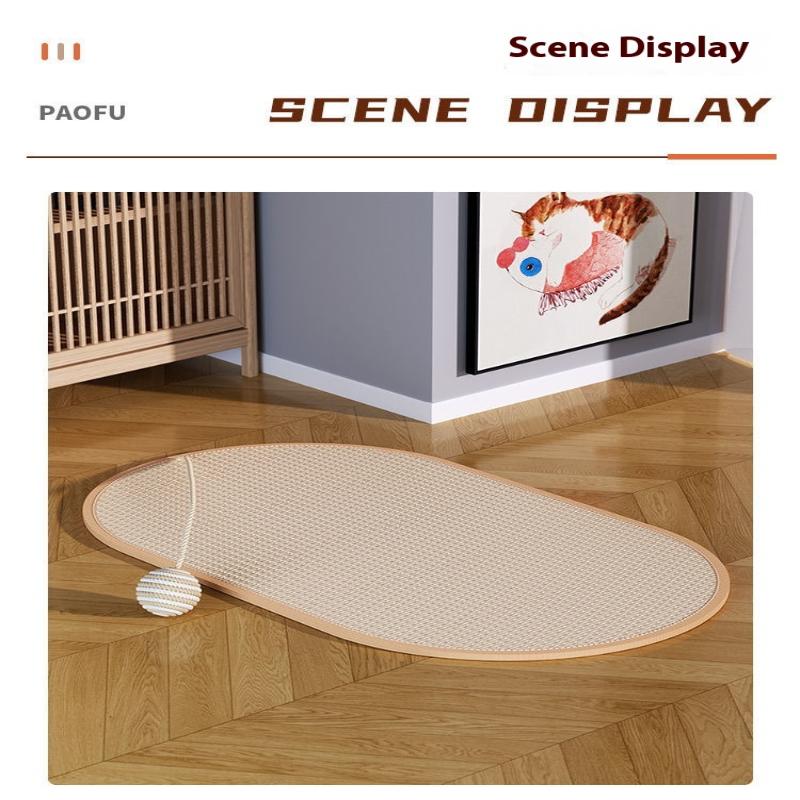 Odolné sisalové podložky na škrábání pro kočky, nástěnné podložky pro kočky, podložky na broušení drápků na pohovku, samolepky na zeď s podložkou na škrábání, hračky pro kočky, doplňky pro domácí mazlíčky