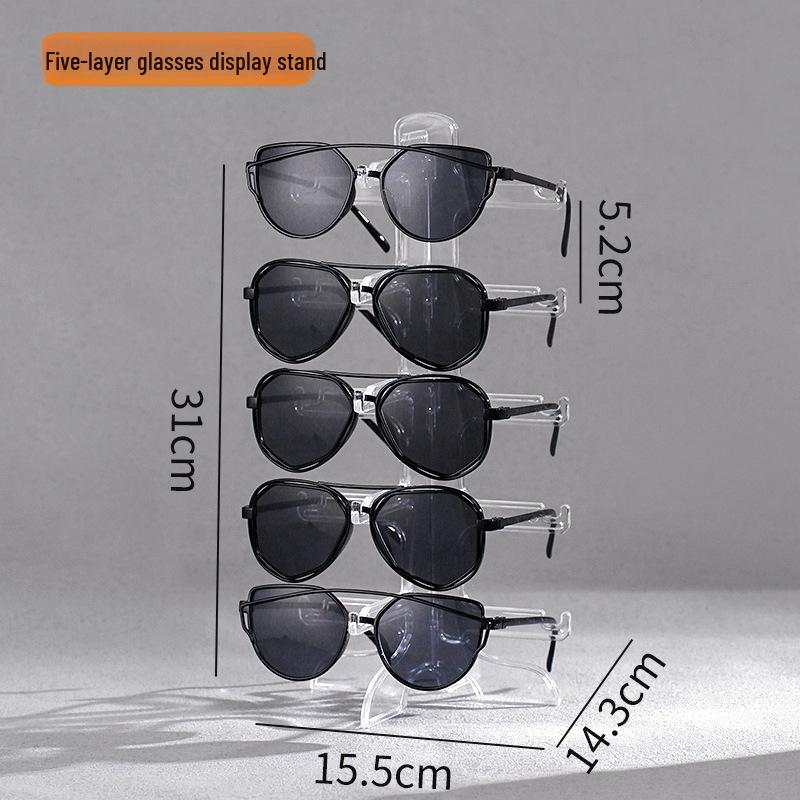 Multi-Layer Sunglasses Display Rack for Supermarkets