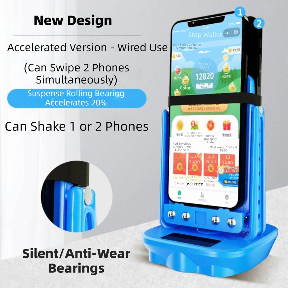 Silent Operation Step Counting Swing Device Phone Shaker Machine Daily Step Tracking