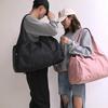 Women's Wear-Resistant Travel Sports Bag with Luggage Strap and Wet/Dry Separation