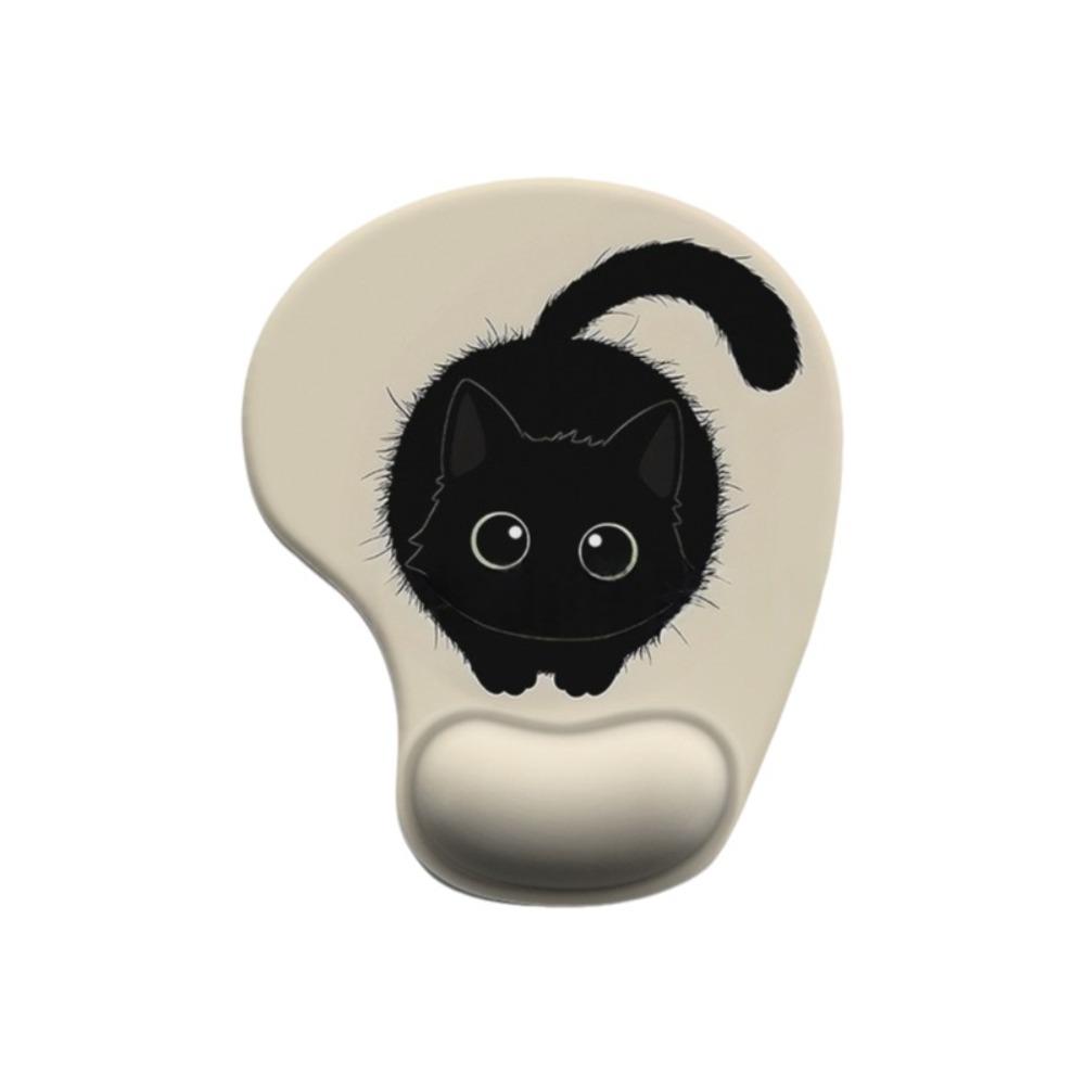 Silicone Comfortable Wrist Rest Soft Desktop Wrist Support Cartoon Animal Mouse Pad  Computer