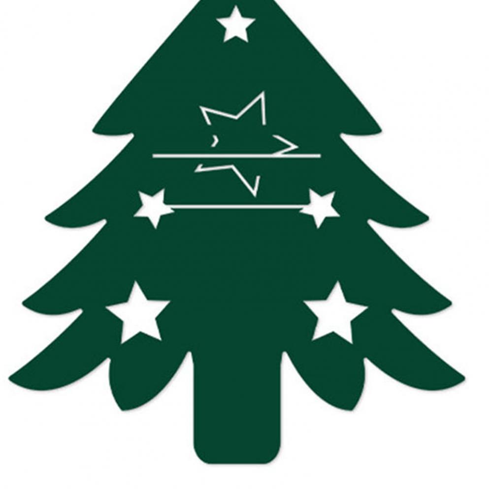 6/12 Stück Weihnachtsbaum Besteckhalter Tasche Löffel Gabel Abendessen Besteck Hülle Beutel Weihnachten Fest Feiertag Party Esszubehör