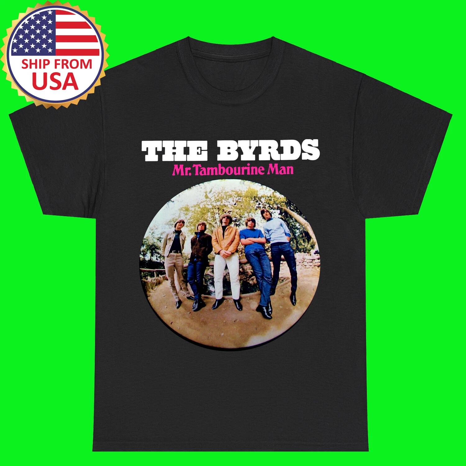 The Byrds Black T-Shirt Tee Top Unisex 2XL