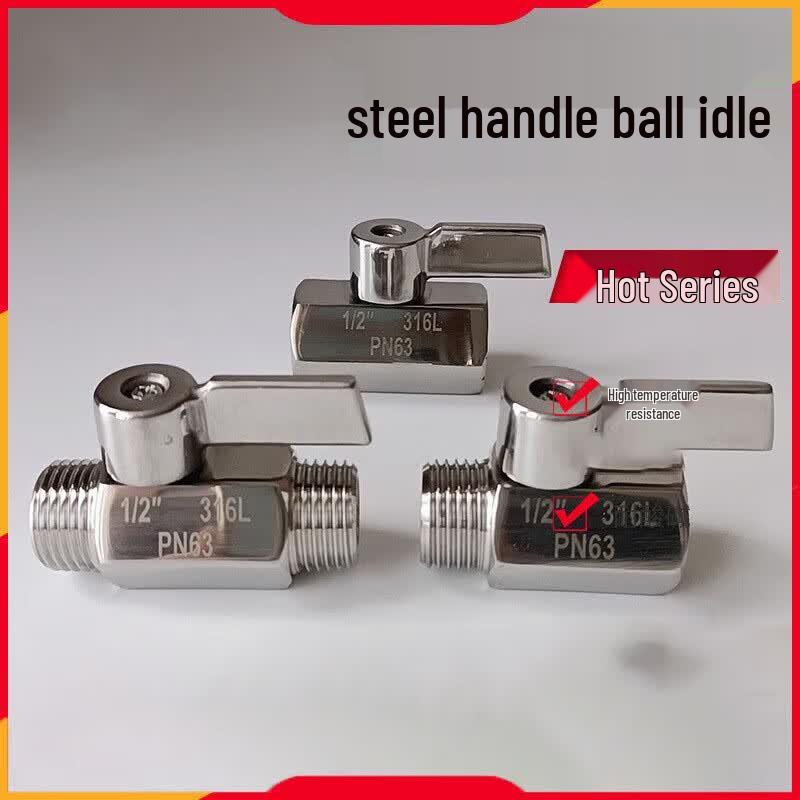 Gongfu 304 SS Handle Mini Ball Valve
