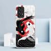 Japan Koi Fish Yin Yang Art Soft Cover for Samsung Galaxy A17 A37 A57 A16 A26 A36 A56 A15 A14 A55 Phone Case A13 A53 A25 A35 A24