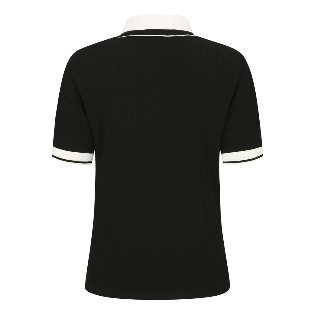 TAYLORMADE APPAREL 26Ss Women'S Layered Collared Short Sleeve Knit T8031S66124-199