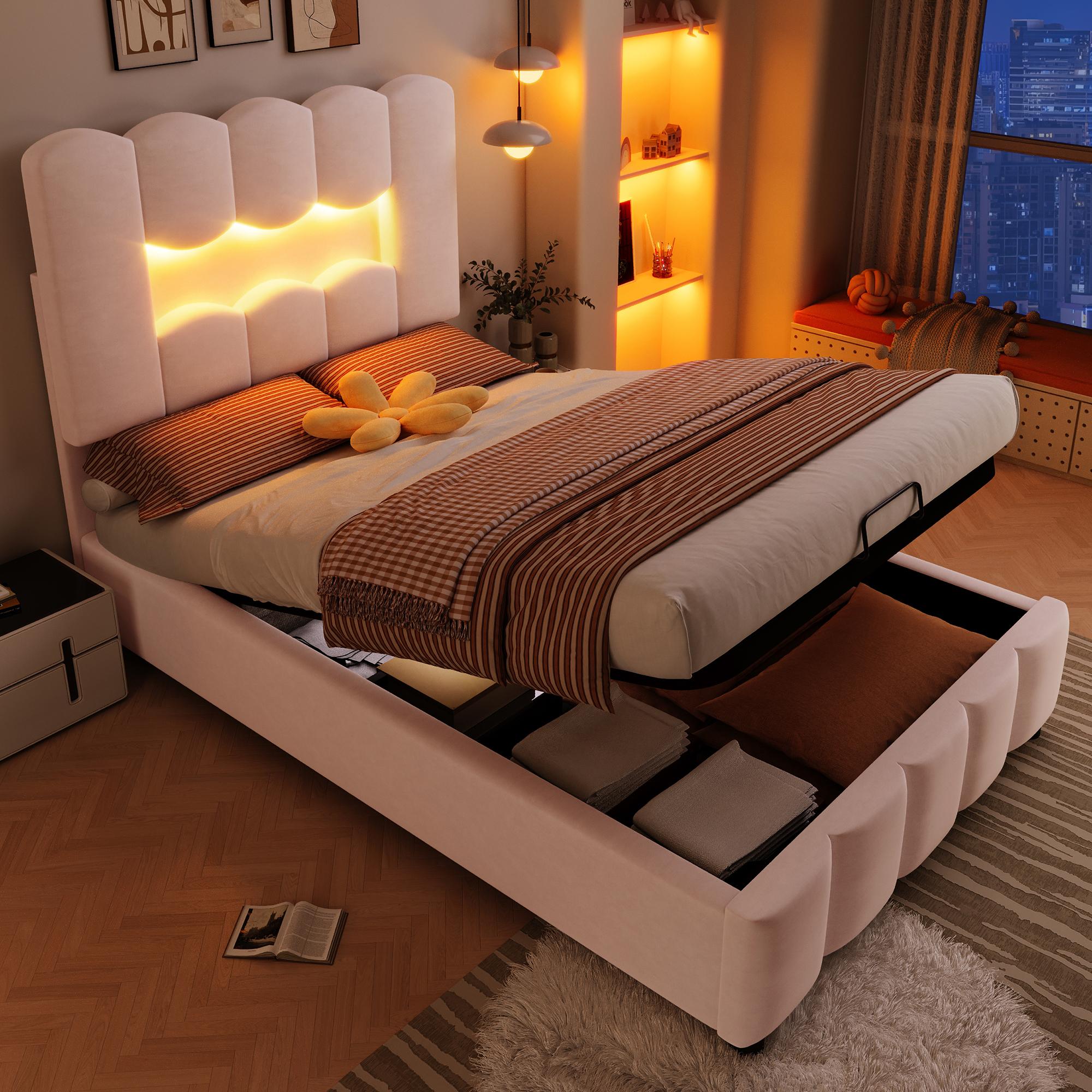 Upholstered Bed, 90 x 200 cm