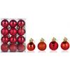 24Pcs/Set 40mm Christmas Xmas Tree Ball Bauble Hanging Home Party Ornament Decor