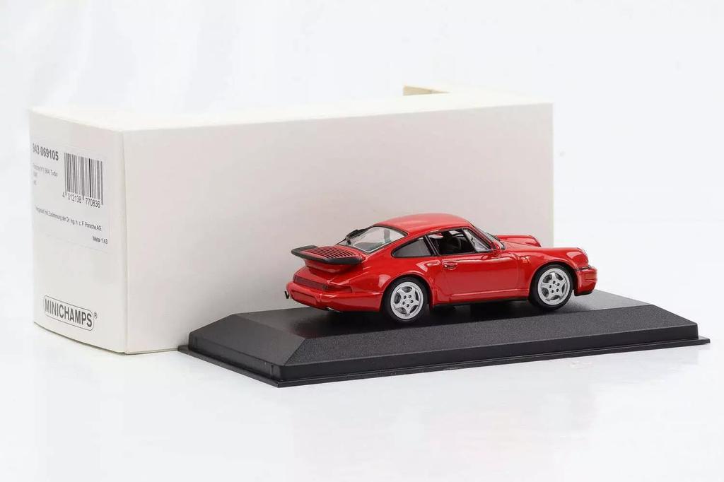Minichamps 1/43 scale Porsche 911 (964) Turbo 1990 (Red) Limited Edition of 500