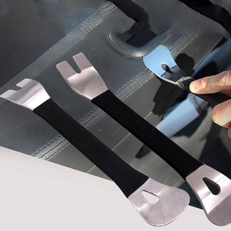 Metal Auto Dismantle Tools Kit Car Radio Door Clip Panel Trim Dash Audio Removal Installer Pry Refit Set Hand-held Disassembly