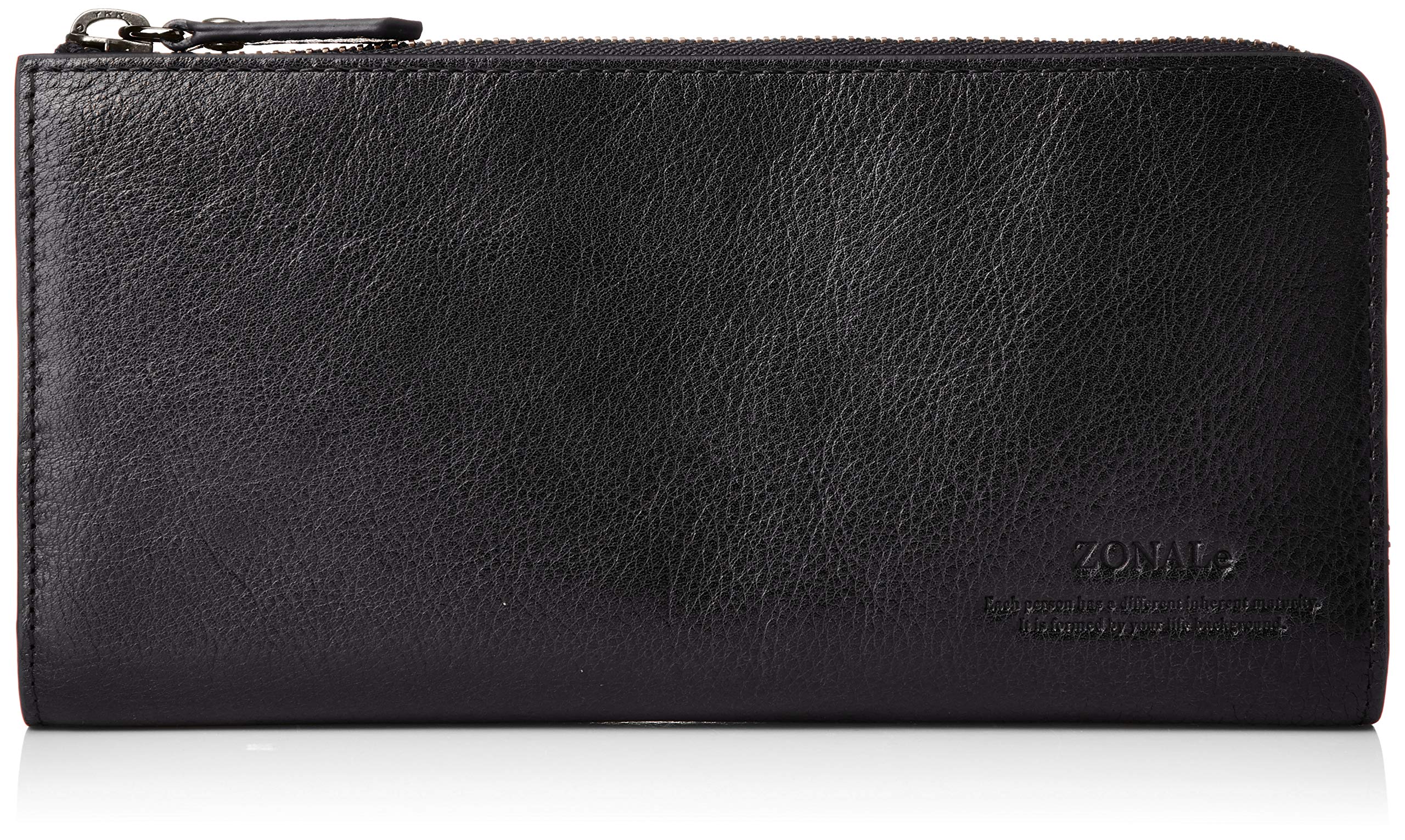 

[Zonar] COMODO Длинный кошелек на молнии, Кожа коровы, 29 отделений для карт, Большая вместимость, Превосходный дизайн, Подарочная коробка в комплекте, Черный