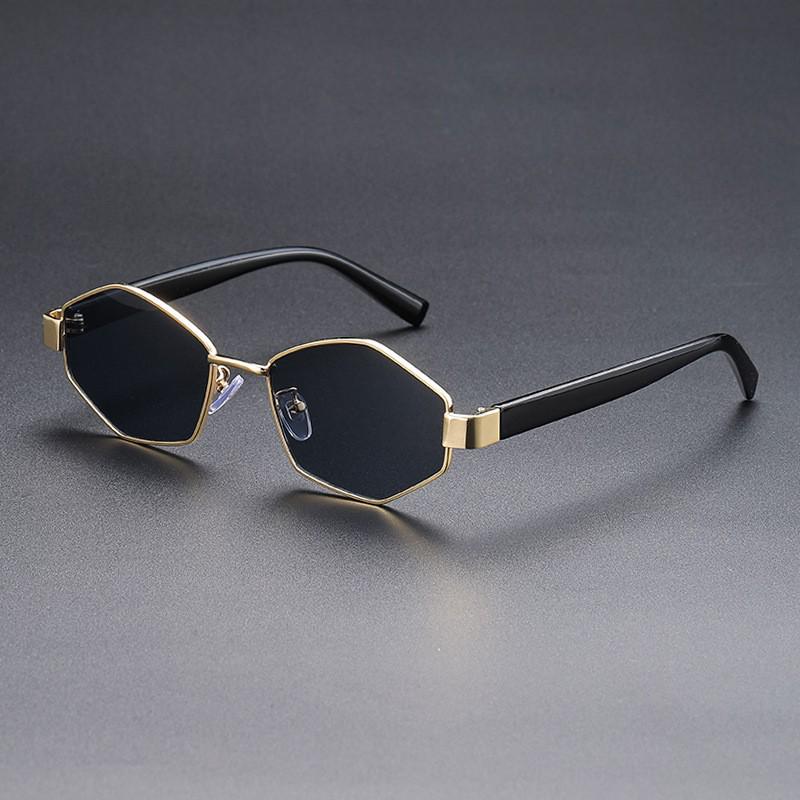 Trendy European & American Geometric Polygon Hip Hop Sunglasses