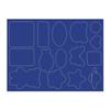 Apparel Applique Self Adhesive Black Patches Thermal Transfer DIY Craft Sewing Fabric Sticker Clothes Repair Holes